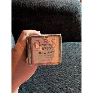 Q.R.S. Word Roll 8786 Slow Poke by harold Scott Player Piano Roll